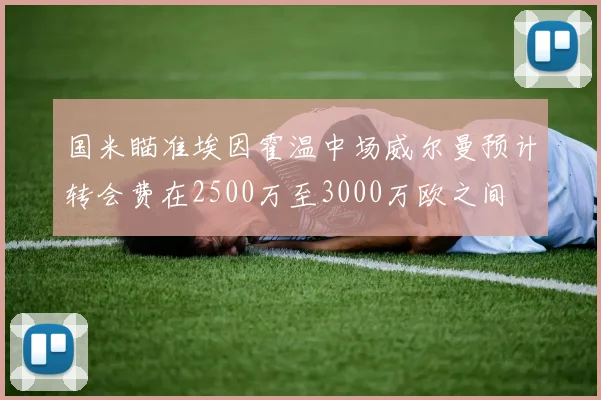 国米瞄准埃因霍温中场威尔曼预计转会费在2500万至3000万欧之间
